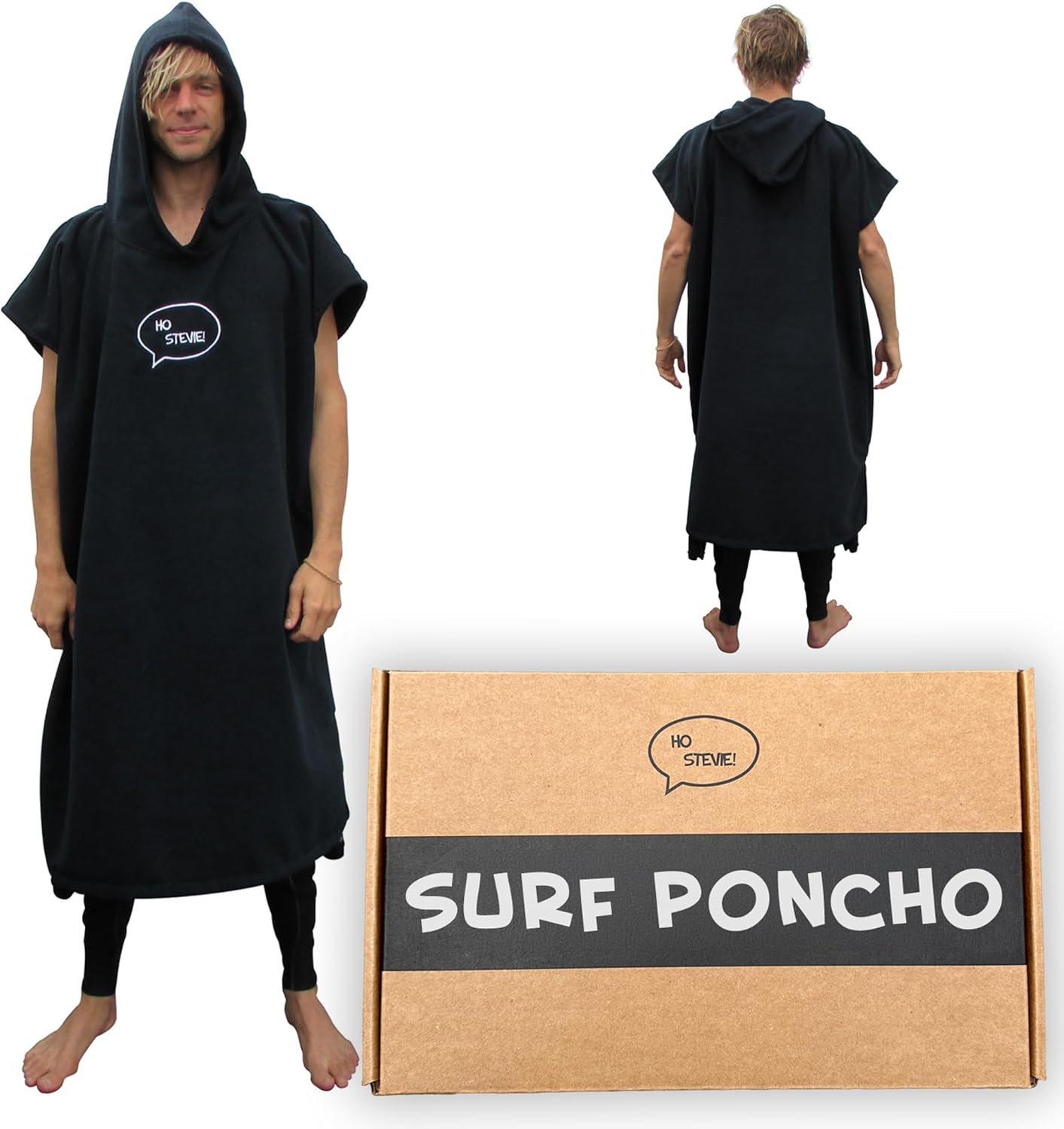 Ho Stevie! Surf Poncho - Warm, Soft, and Easy to Change Out of