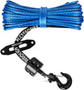 1/4 in Synthetic Winch Rope 50 ft Heavy Duty - Safe ATV Winch Line