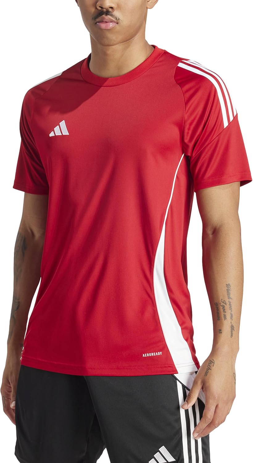adidas Men's Tiro 24 Jersey: Moisture-Handling Soccer Wear