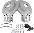 Rear Ceramic Brake Pad & Rotor Kit for 2018 INFINITI Q70 - G-Coated