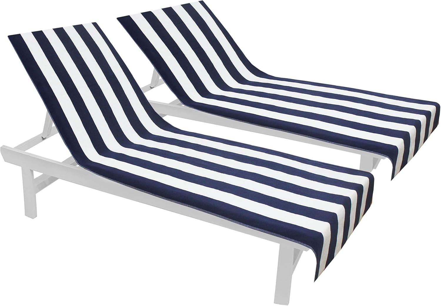 COTTON CRAFT Pool Lounge Chair Cover Set - Oversized Comfort