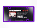WeatherTech ClearCover License Plate Cover and Frame, Baby Blue