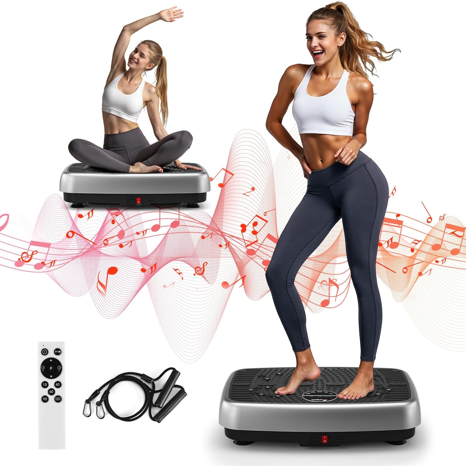 EvoSpark: Double Motor Vibration Plate for Weight Loss