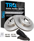 TRQ Front Ceramic Disc Brake Pads & Rotors Kit for Dodge Durango Ram