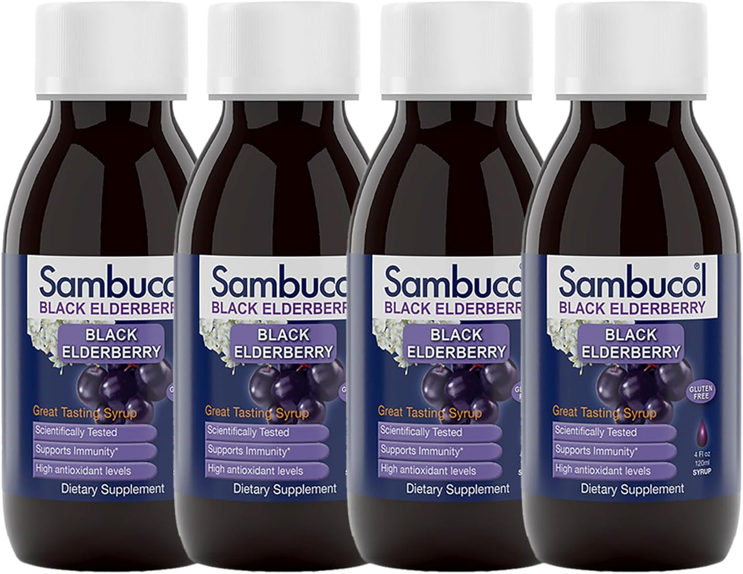 Sambucol Black Elderberry Syrup for Immune Support and Health