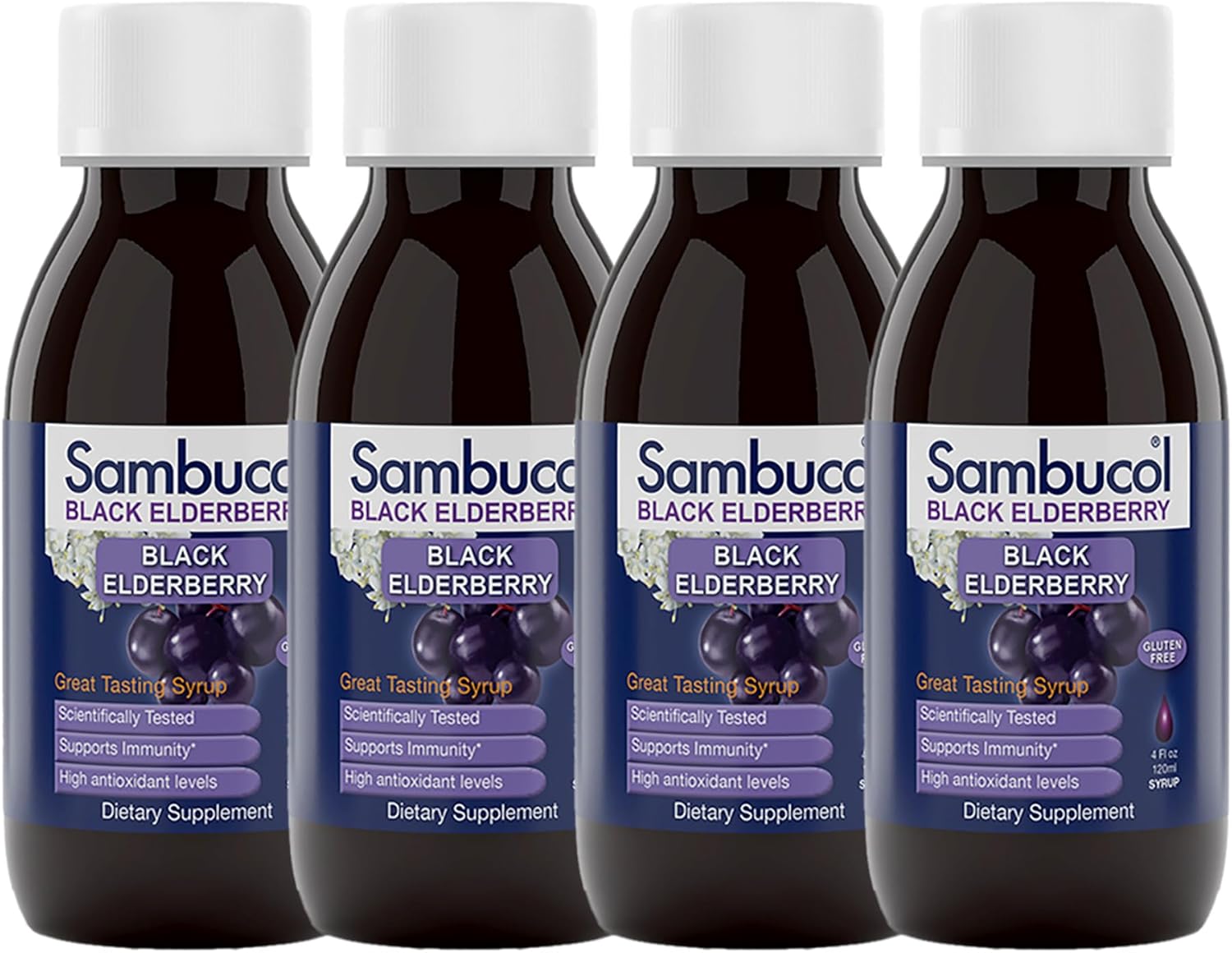 Sambucol Black Elderberry Syrup for Immune Support and Health