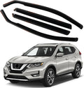 4PCS In Channel Rain Guards for 2014-2020 Nissan Rogue Models