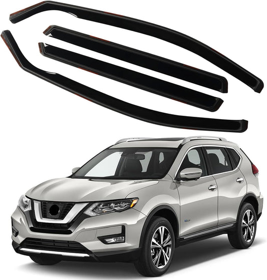 4PCS In Channel Rain Guards for 2014-2020 Nissan Rogue Models