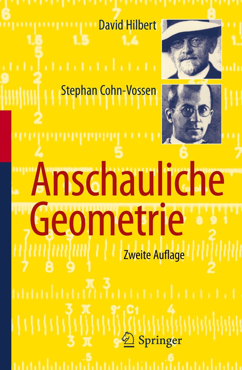 Anschauliche Geometrie by David Hilbert & Stephan Cohn-Vossen