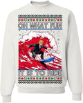 Donald Trump Red Wave Ugly Christmas Sweater