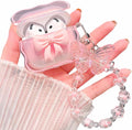 MINSCOSE AirPods 4 Clear Case: Cute Bow Design, Shockproof Protection
