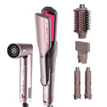 FlexFusion Hair Straightener & Powerful Hair Dryer - Wet-to-Dry