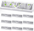 10 Pack Baseboard Register Vent 24 in Duct Opening Size - Durable