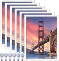12x16 Picture Frame 6 Pack - White Frames for Canvas, Poster