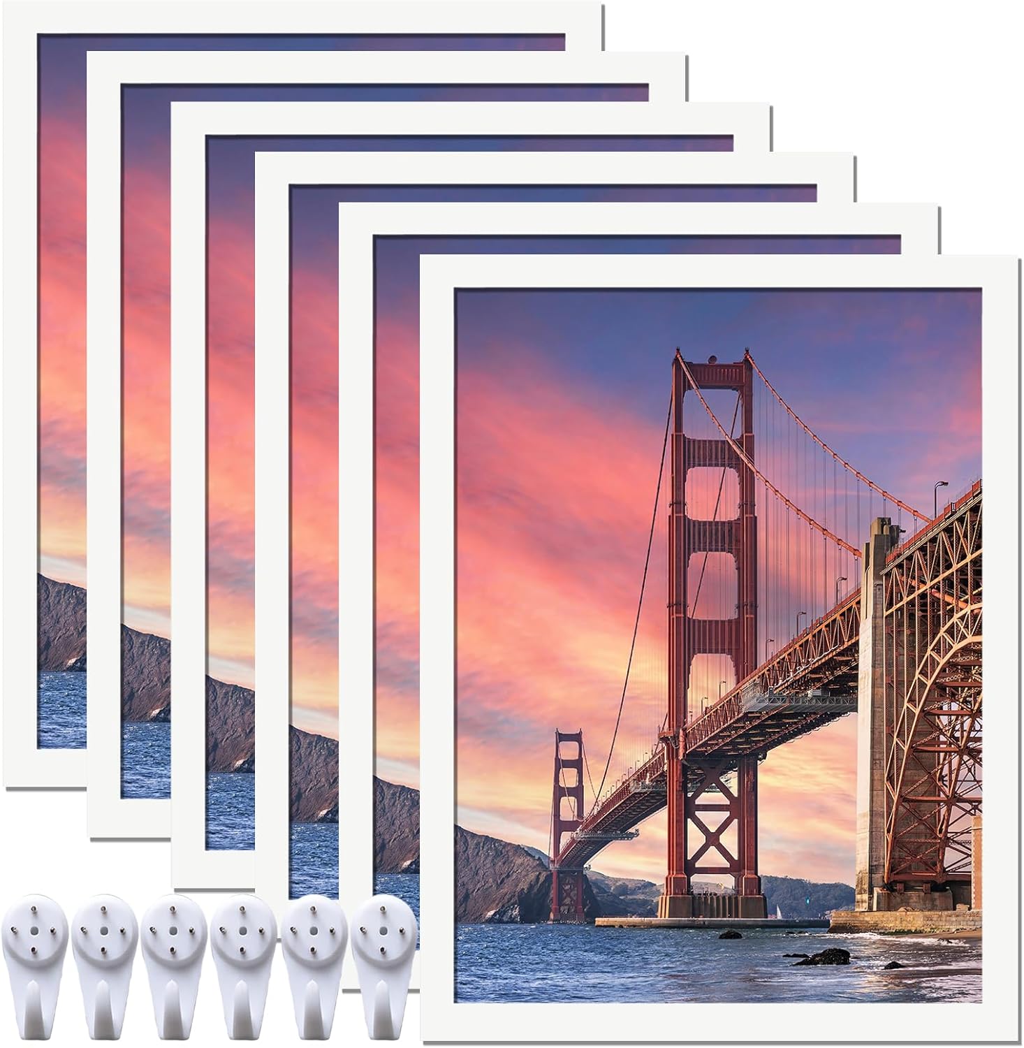 12x16 Picture Frame Set for Canvas Collage and Art Display