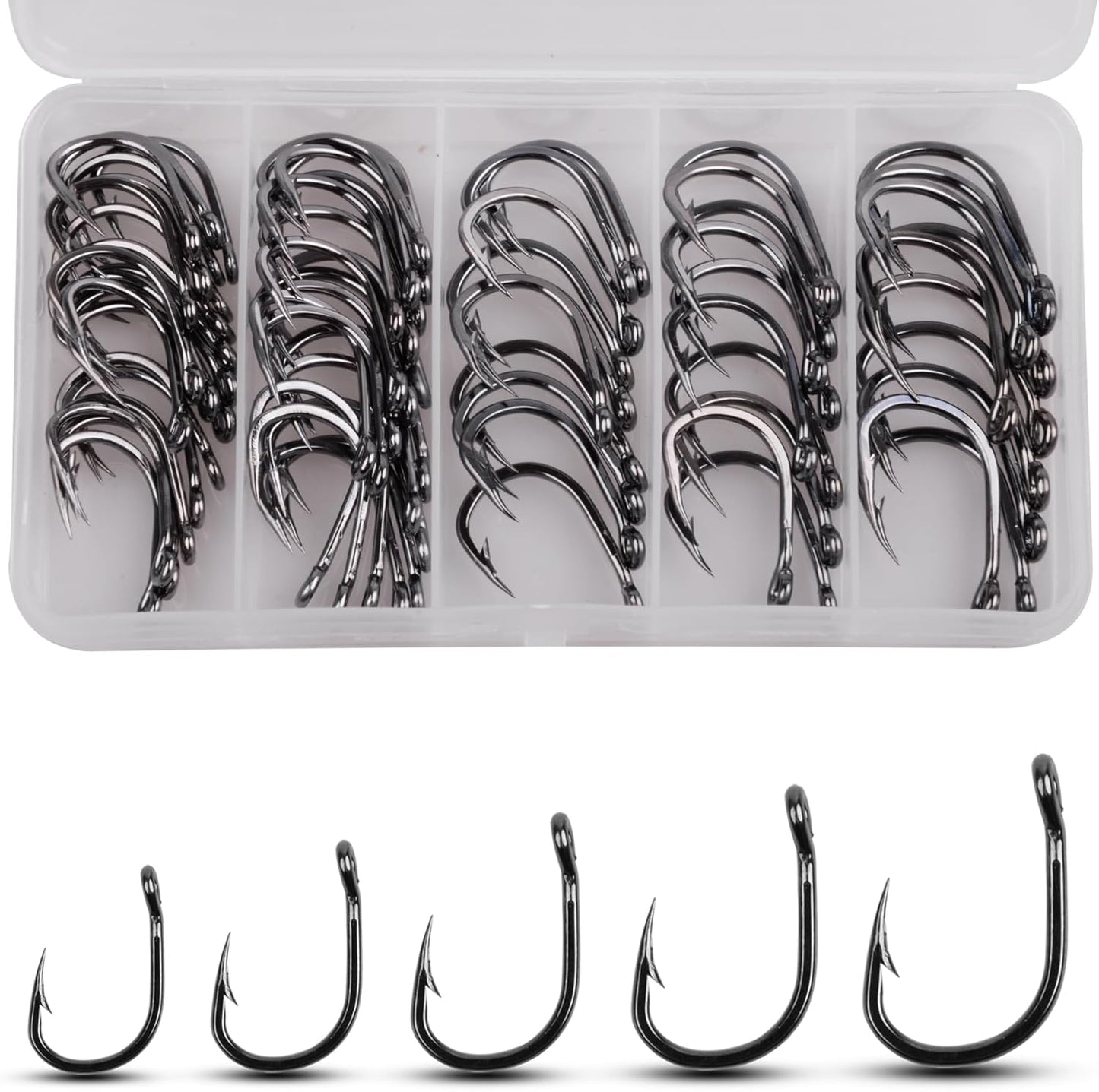 JSHANMEI Strong Stainless Steel Fish Hooks