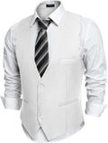 Men's Suit Vest Slim Fit Formal Dress Waistcoat - Sharp Fit Coofandy