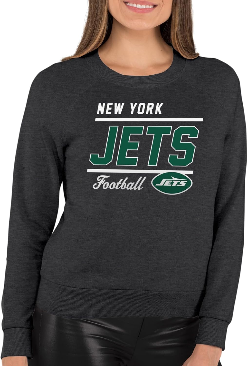 Stylish NFL Womens Crew Neck Pullover for Game Day Comfort