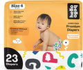 Hello Bello Premium Baby Diapers Size 4 23 Count - Alphabet Soup