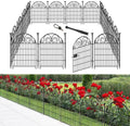 Tall Garden Fence with Gate 40 in High - Flexible Dog and Plant