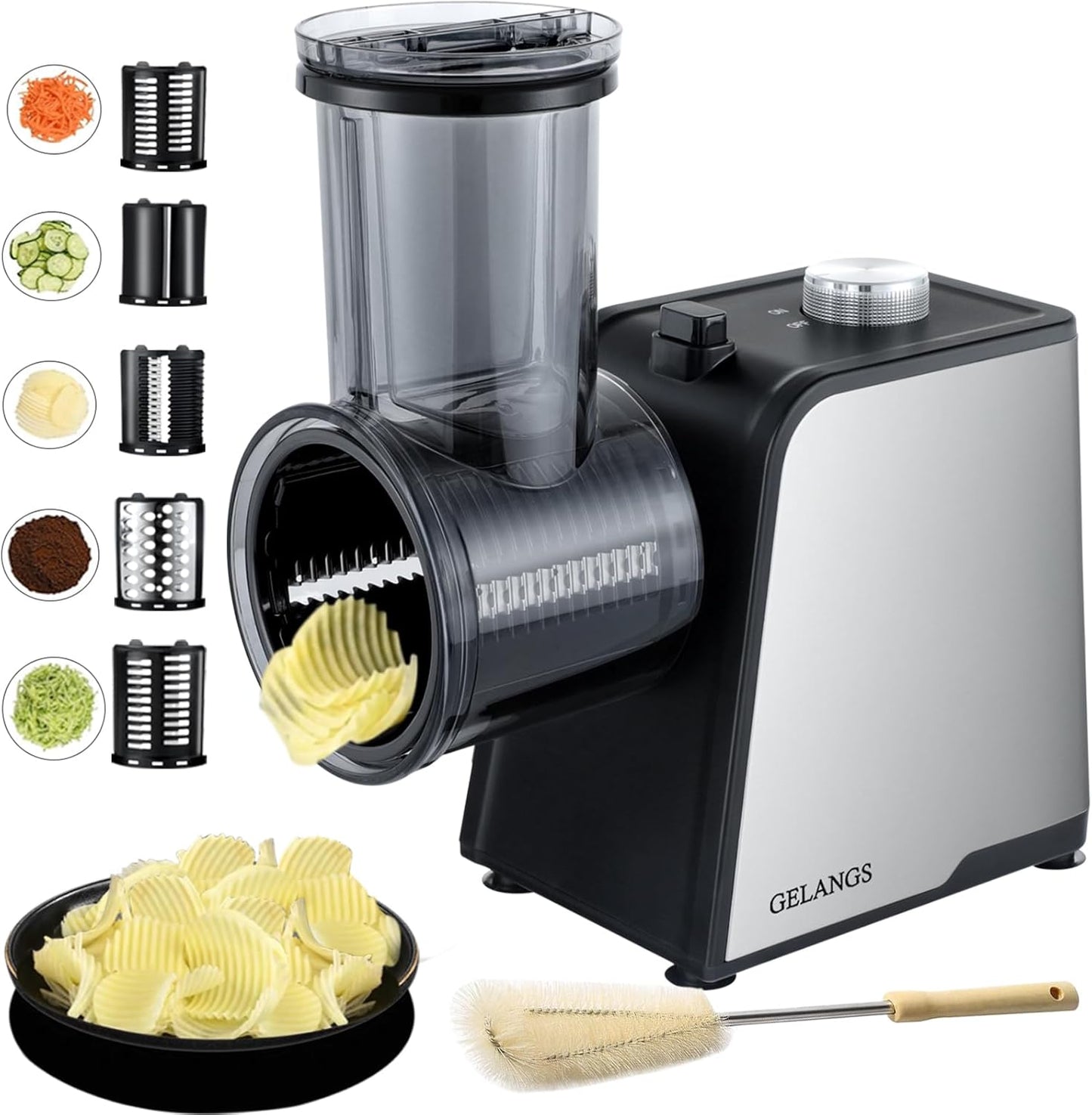 5 In 1 Electric Vegetable Slicer for Effortless Meal Prep
