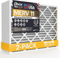 BNX TruFilter 20x25x4 MERV 11 Air Filter 2-Pack - Slim Fit