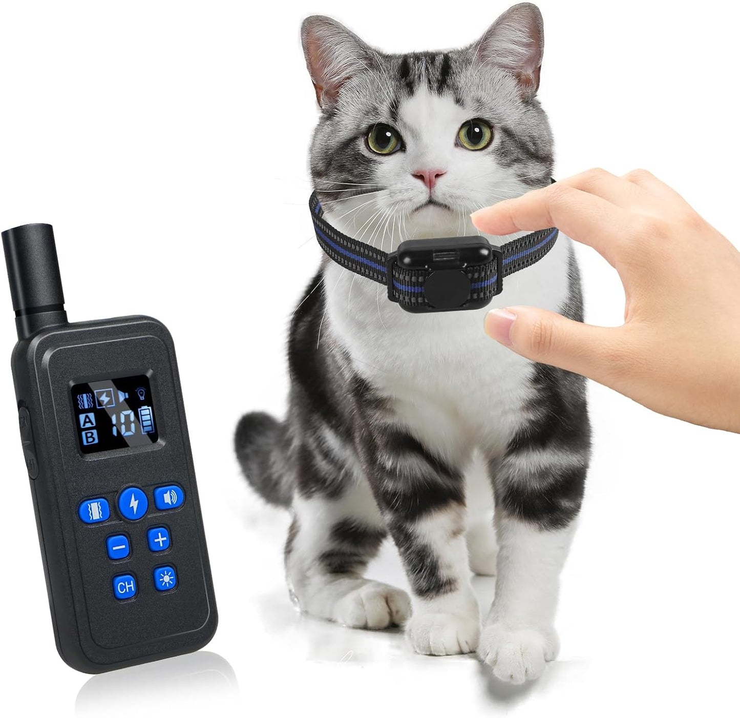 Cat Shock Collar with Remote for Effective Training and Comfort