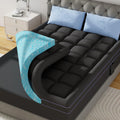 ABENE 3 Inch Dual Layer Memory Foam Mattress Topper Twin - Cooling