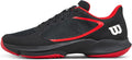 WILSON Men's Hurakn Lite Padel Shoes - Black/Infared/White Size 9