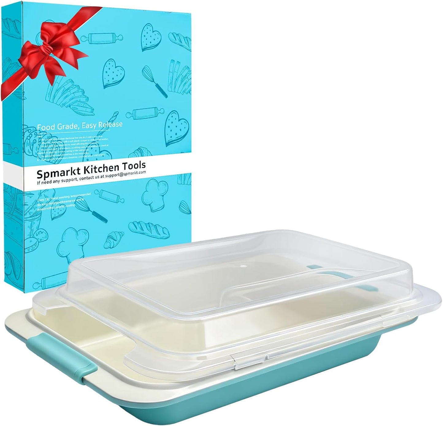 Spmarkt 13x9 Inch Heavy-Duty Baking Pan with Lid Review