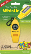 Function Whistle Outdoor Tool - Whistle, Thermometer, Compass for Kids