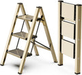 WOA WOA Step Ladder 3 Step Foldable Step Stool - Wide Treads