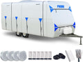 Oxford Fabric Travel Trailer Cover 18ft-20ft - Waterproof Winter