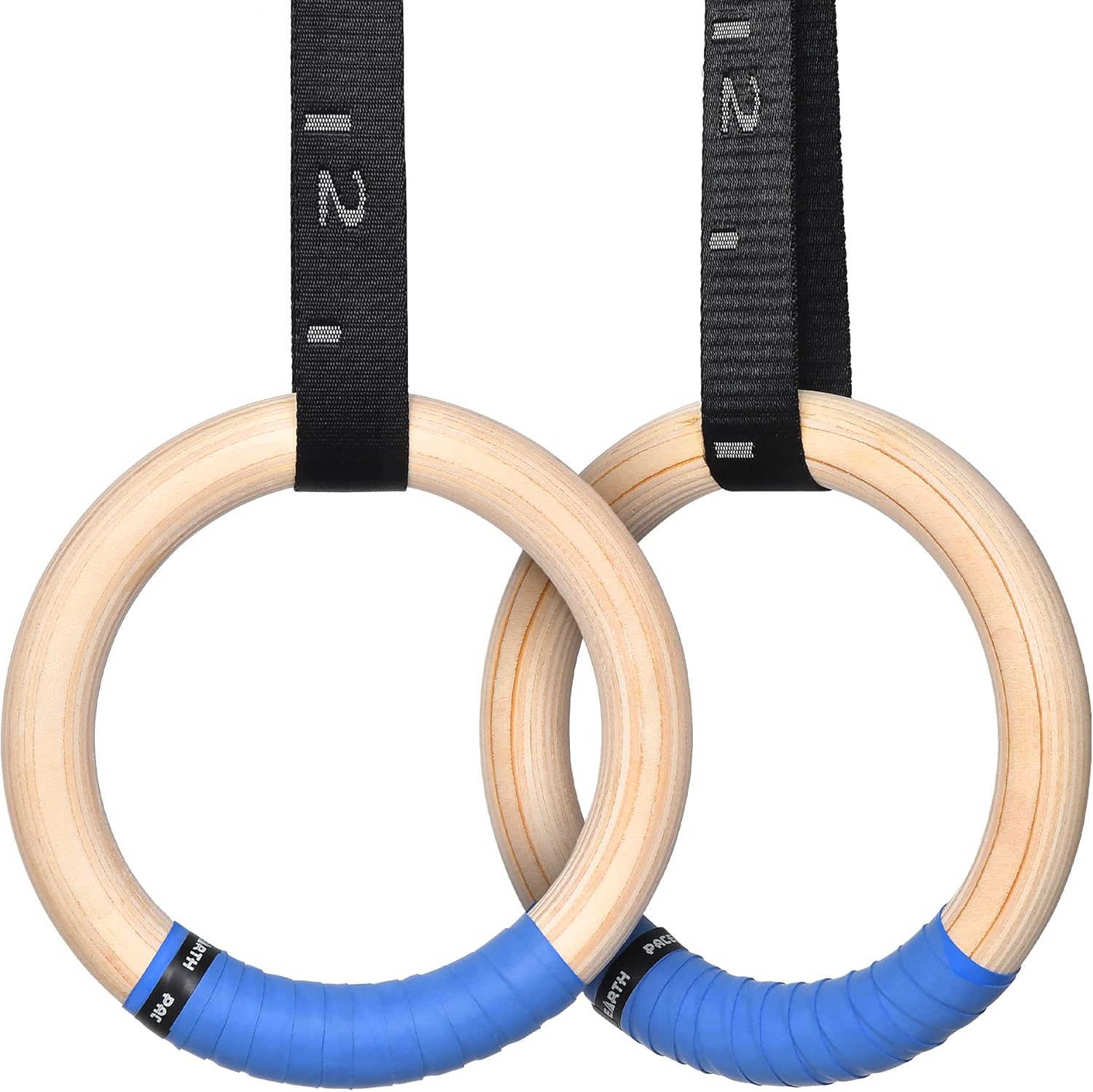 Wooden Gymnastics Rings for Full Body Workout and Strength Training