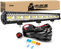 Nilight Led Light Bar 26in 540W Triple Row Combo - Powerful Off Road