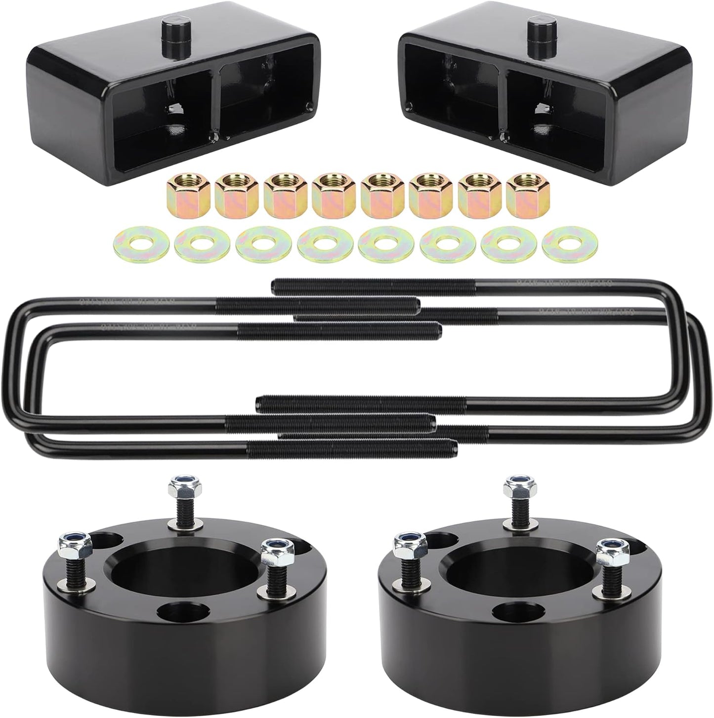 3 Front and 2 Rear Leveling Lift Kits for Silverado 1500/Sierra 1500