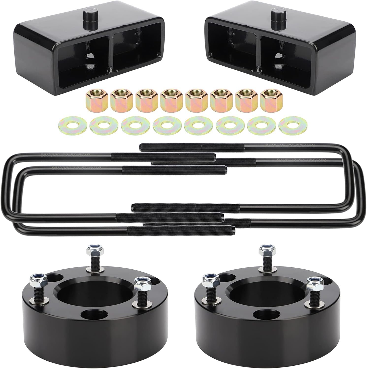 3 Front and 2 Rear Leveling Lift Kits for Silverado 1500/Sierra 1500