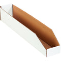 BOX USA BBINMT424 Open Top Bin Boxes 4in x 24in x 4.5in - Organize