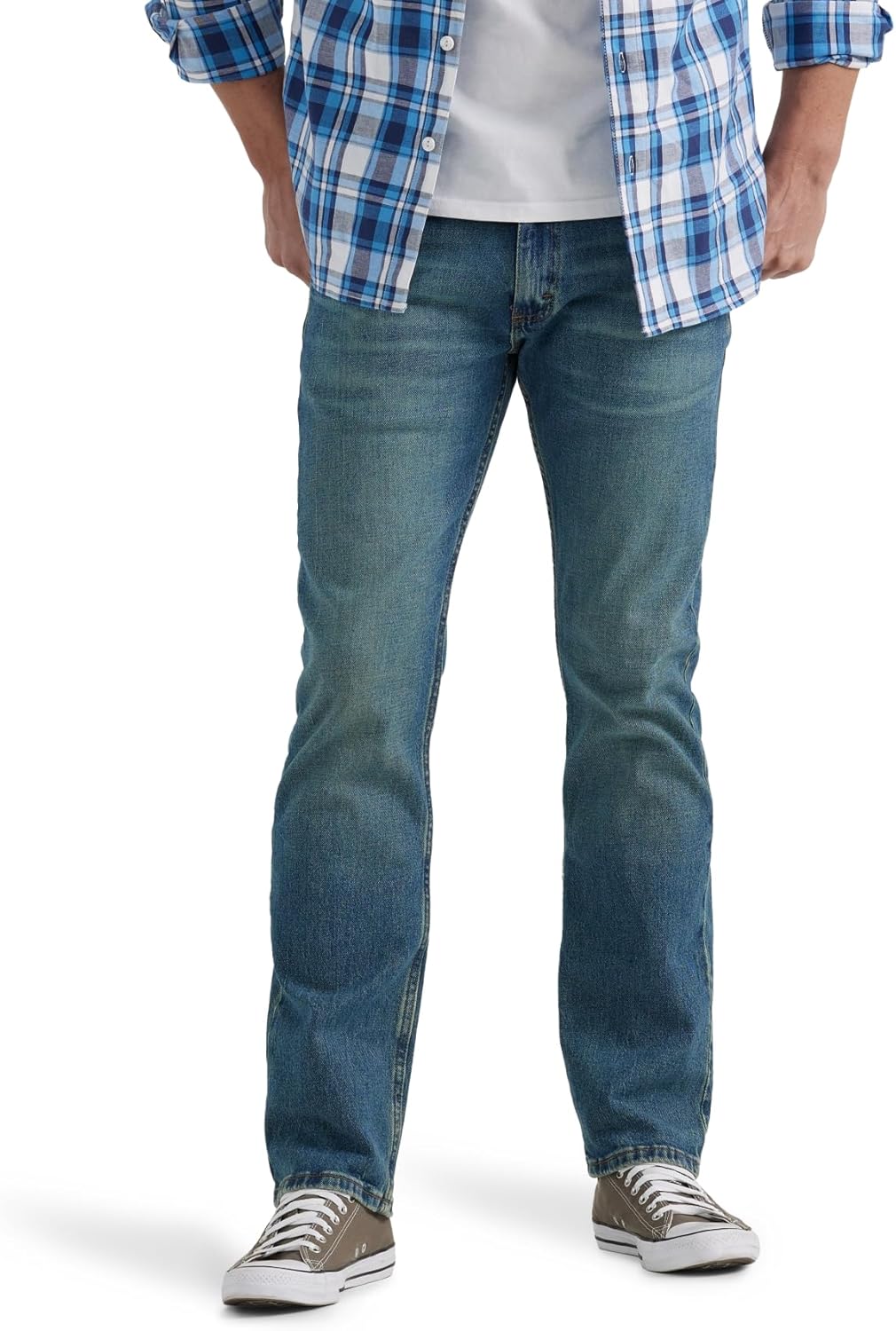 Lee Mens Legendary Slim Straight Jean for Ultimate Comfort