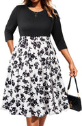 Pinup Fashion Plus Size Work Dresses - Flattering Fit and Pockets