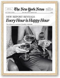 Every Hour is Happy Hour Framed Wall Art for Trendy Spaces