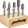 Tungsten Carbide Burr Set 1/4 in Shank 8PC Double Cut - Durable Rotary