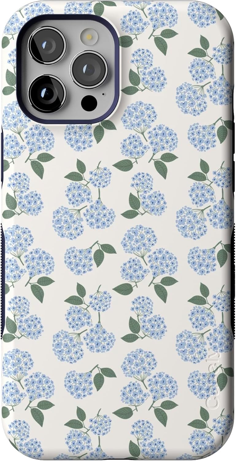 Casely iPhone 12 Pro Max Case - Bold Protection in Blue Hydrangea