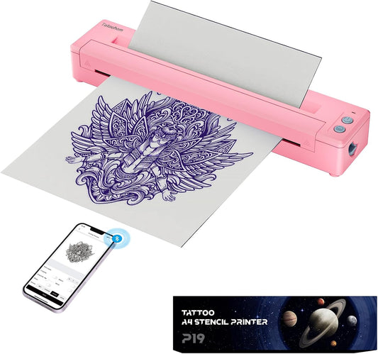 Wireless Bluetooth Tattoo Stencil Printer - Tatouhom