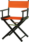 Casual Home Directors Chair 18in Classic Height - Foldable Comfort