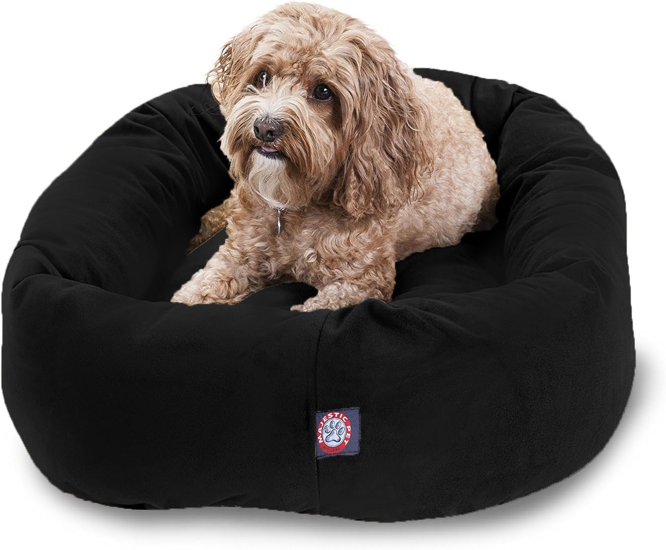 Majestic Pet 32 Inch Suede Calming Dog Bed for Ultimate Comfort