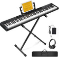 Premium 88-Key Digital Piano Bundle - Full Size, Portable | UISCOM