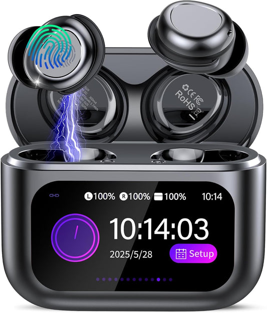 Sleep Earbuds Bluetooth 5.4 for Side Sleepers with 48H Playtime