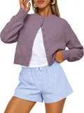 Fashion-Forward Cropped Cardigans for Women This Season