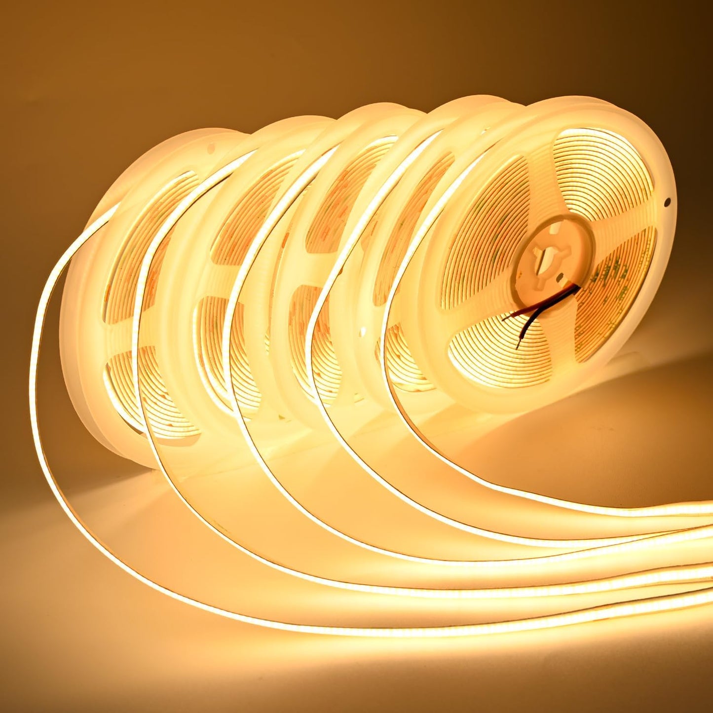 COB LED Strip Lights - Super Bright Flexible 16.4FT Warm White